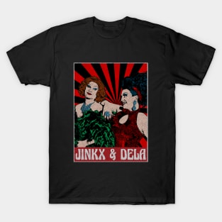 Vintage Jinkx and Dela Pop Art T-Shirt